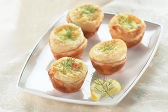 Resep Creamy Salmon Quiches