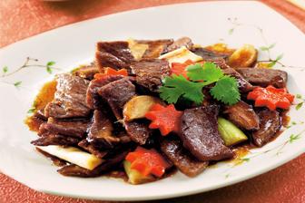 Resep Slice Beef with Oyster Sauce